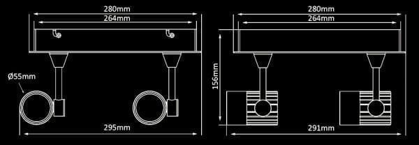 LED SQUARE PLATE 4L-469