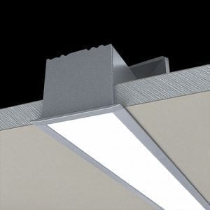 LED ALUMINIUM PROFILE recessed mount OMEGA-0