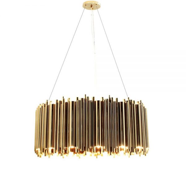 Gold Stainless Steel LED pendant